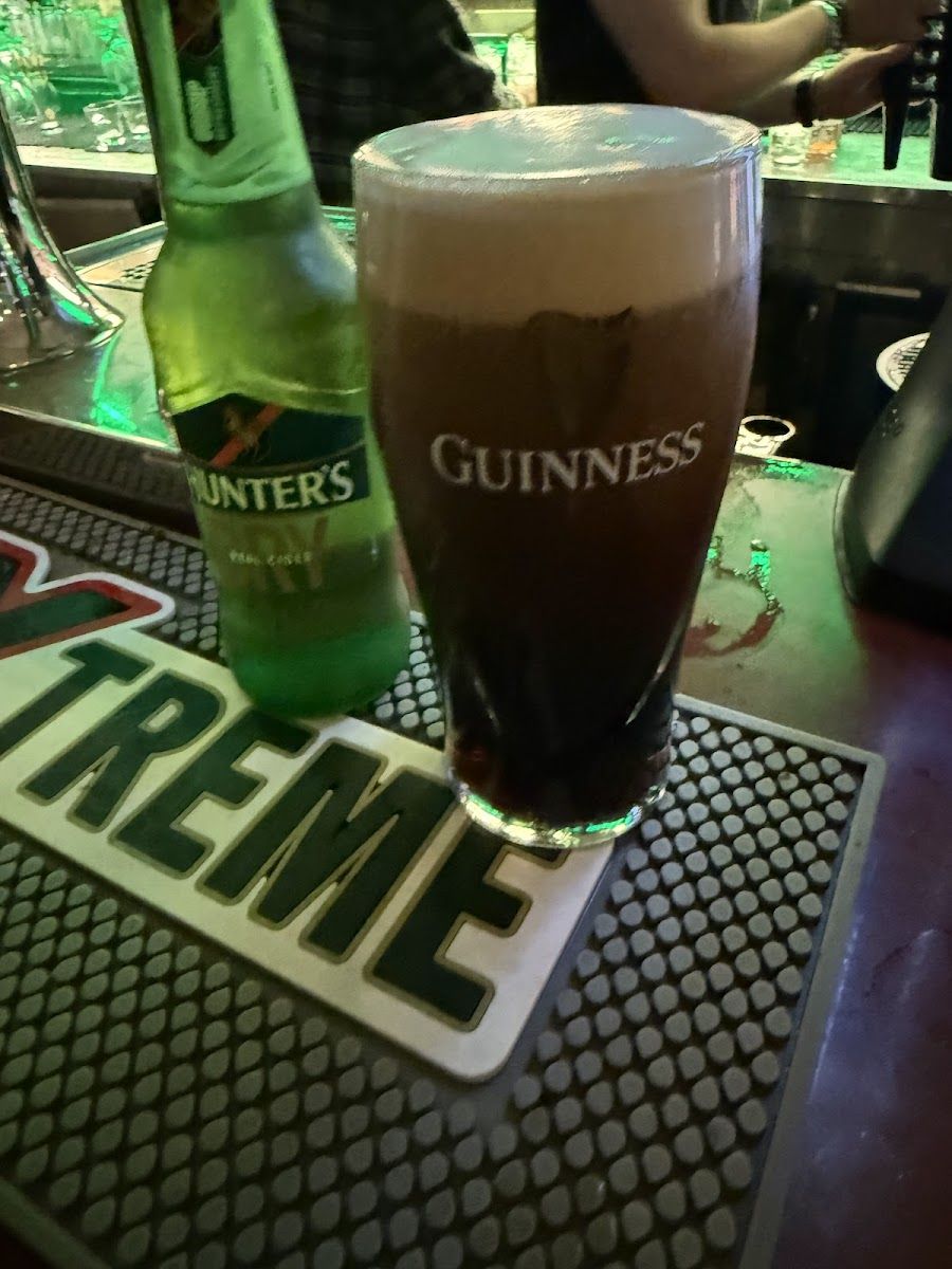 The Irish Club Pub cocktail at the bar