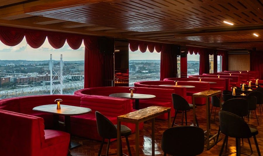 The Orbit Jazz Club cocktail at the bar