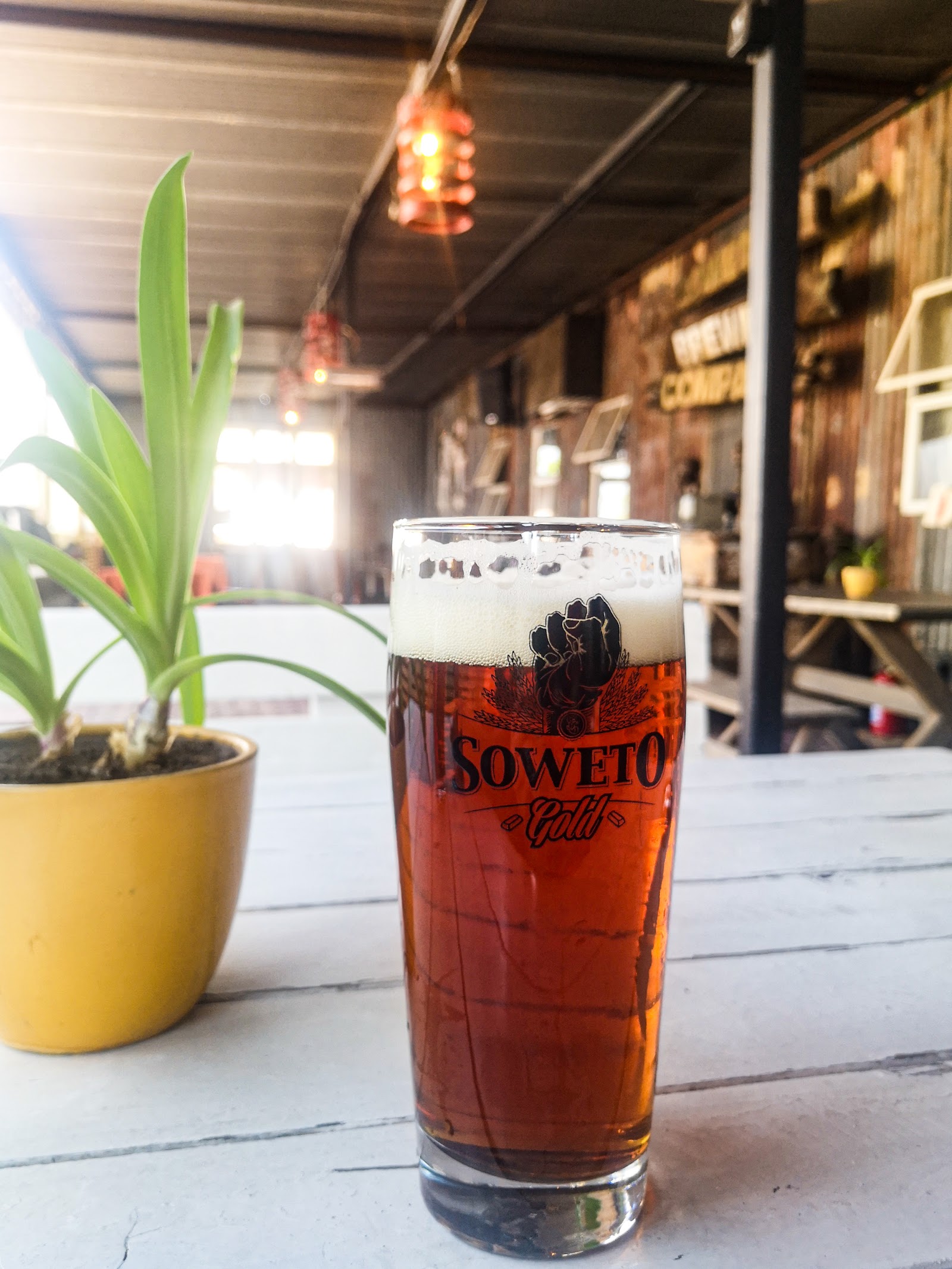 The Taproom at Soweto Brewing Co. Johannesburg Craft Beer interior
