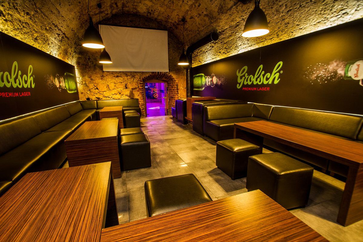 Cien Club Krakow bar interior