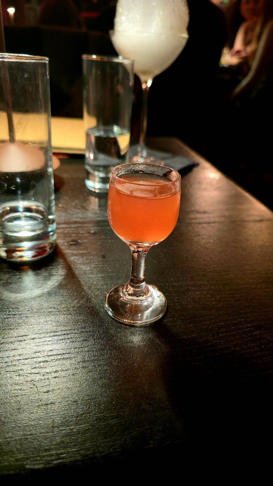Mercy Brown cocktail at the bar