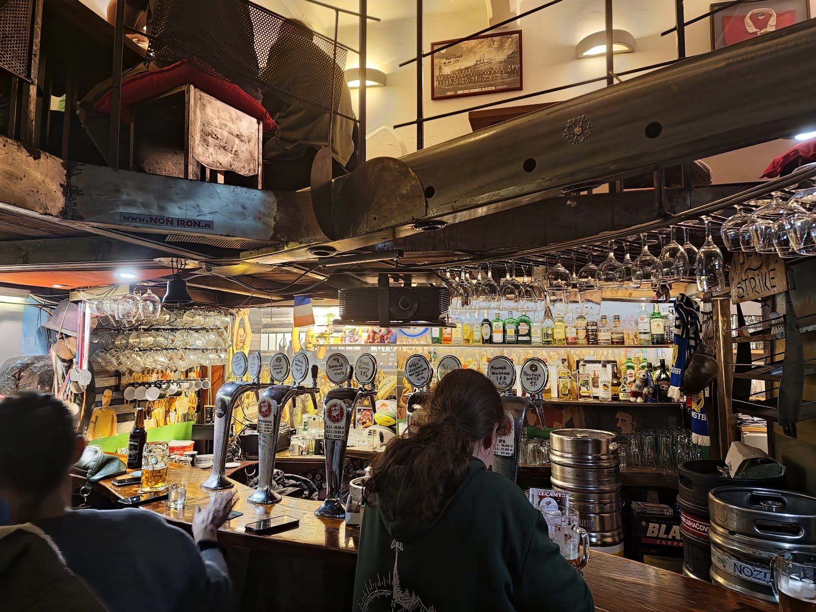 Pub Mlynska Krakow bar interior