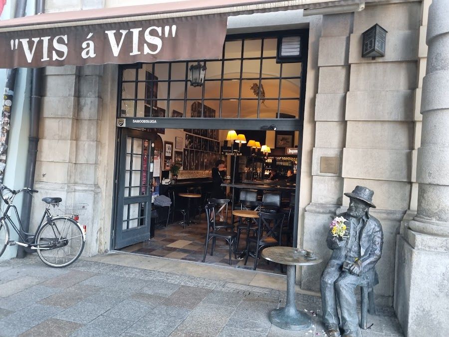 Vis-a-Vis Bar cocktail at the bar