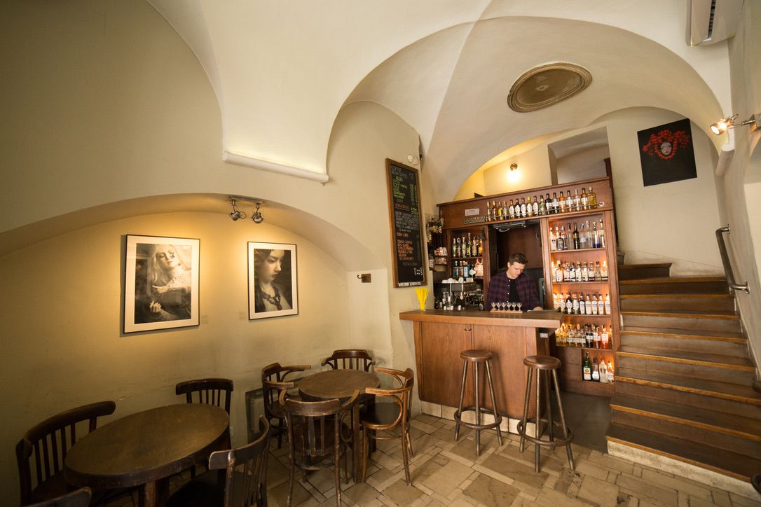 Vodka Cafe Bar Krakow bar interior