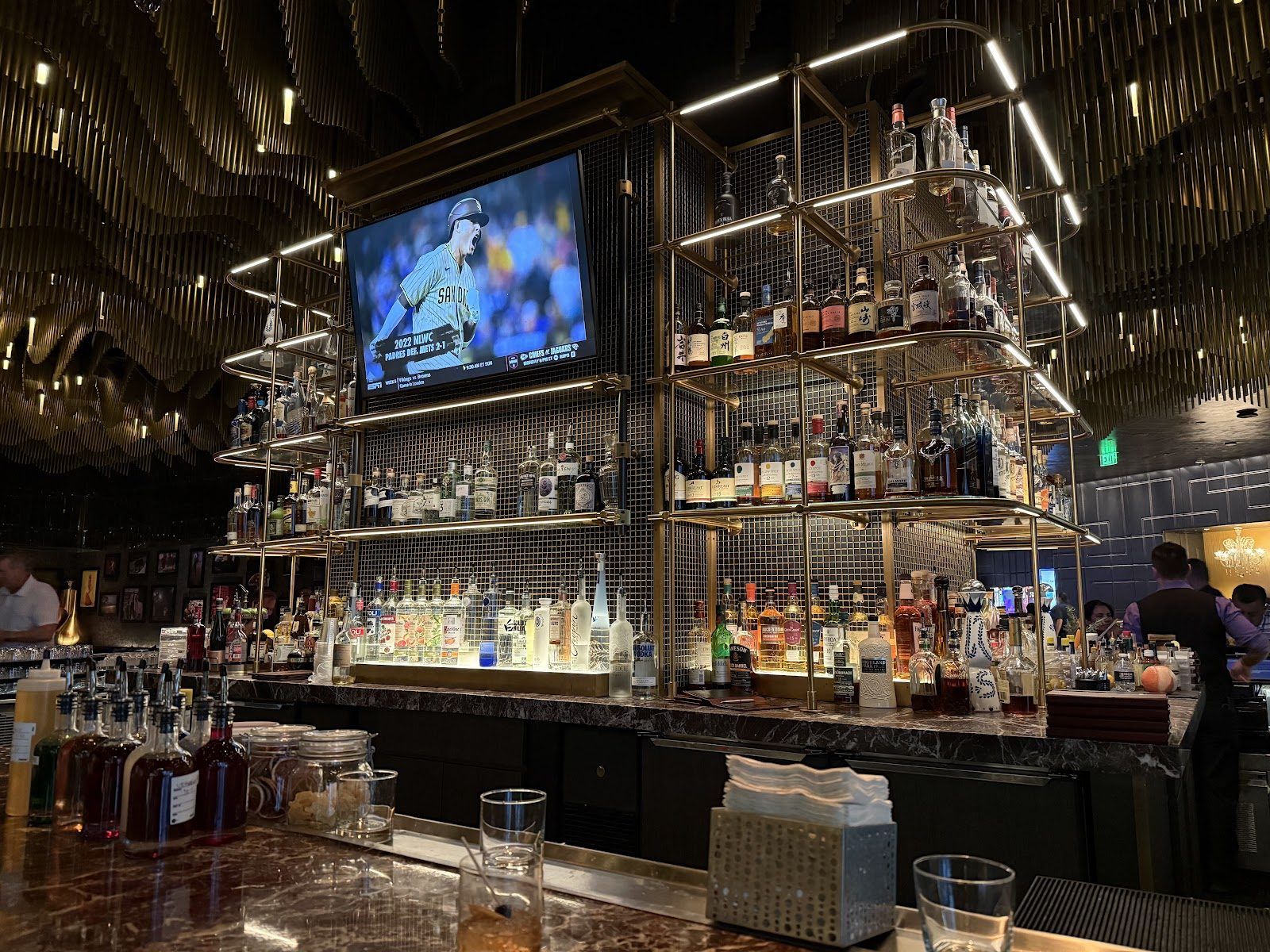 Vesper Bar at The Cosmopolitan Las Vegas bar interior