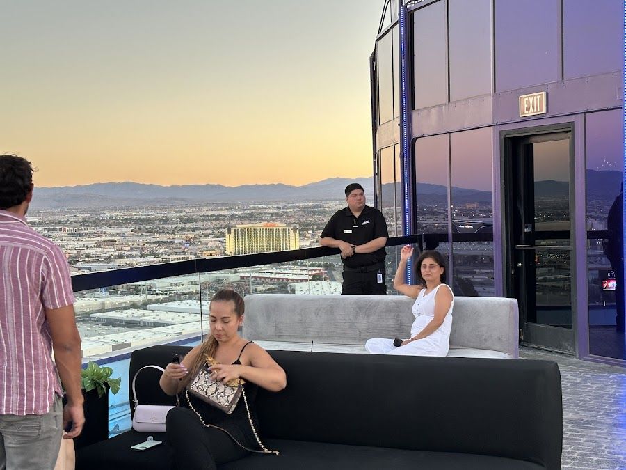 VooDoo Rooftop Lounge cocktail at the bar