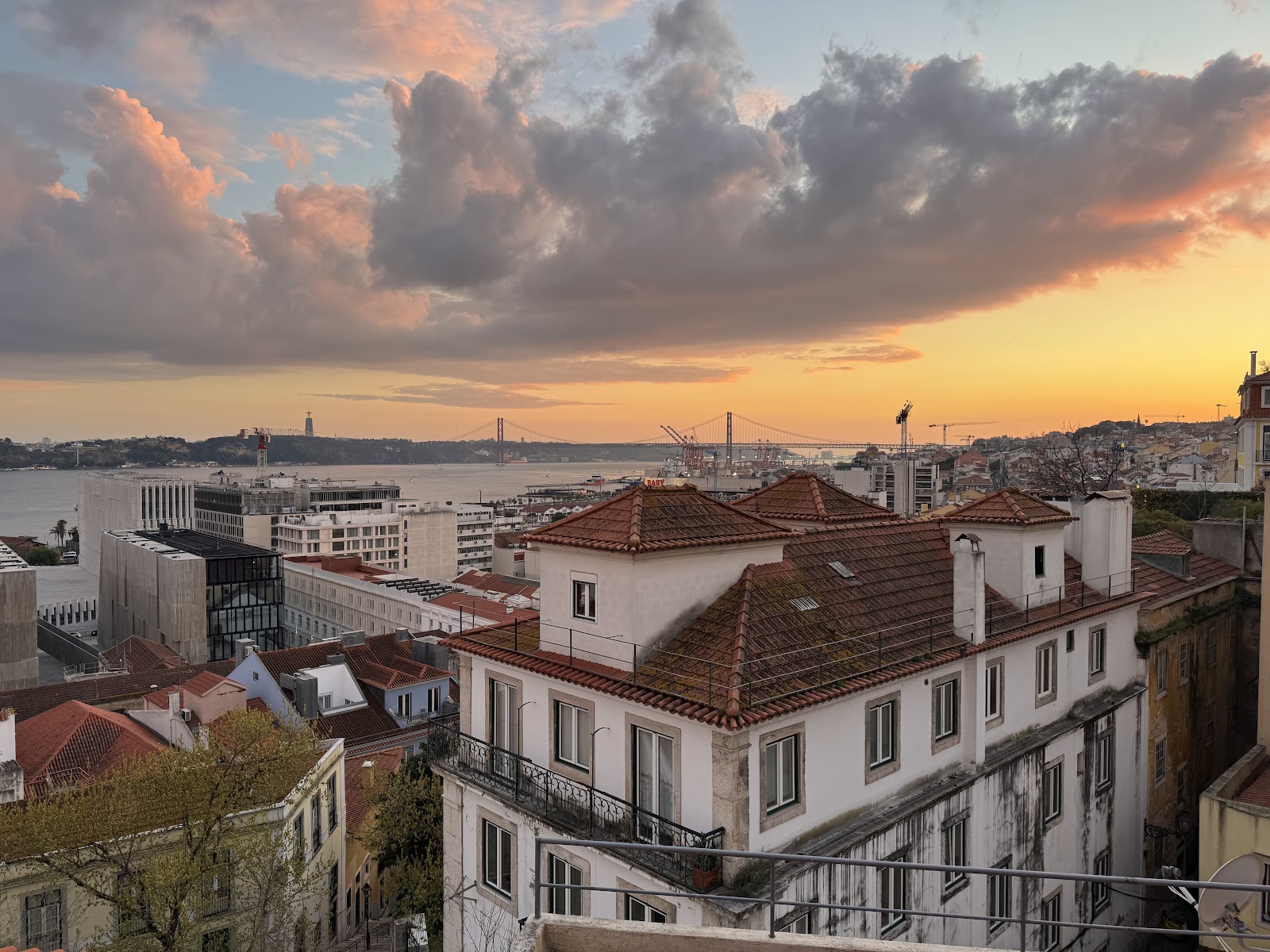 Lost In terrace bar Lisbon