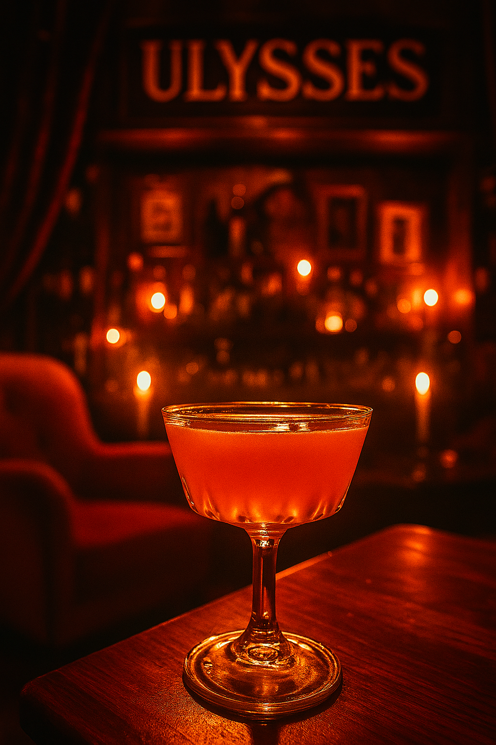 Ulysses Lisbon Cocktail Speakeasy interior