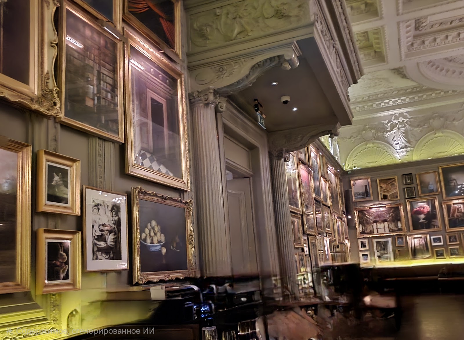 Berners Tavern interior detail 3