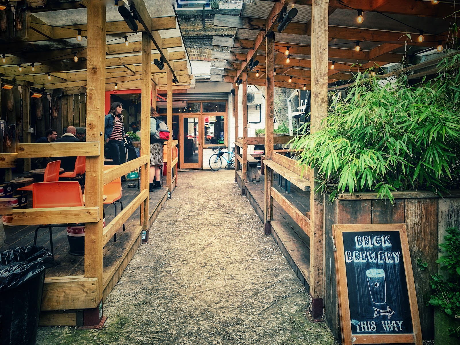 Brick Brewery Taproom interior detail