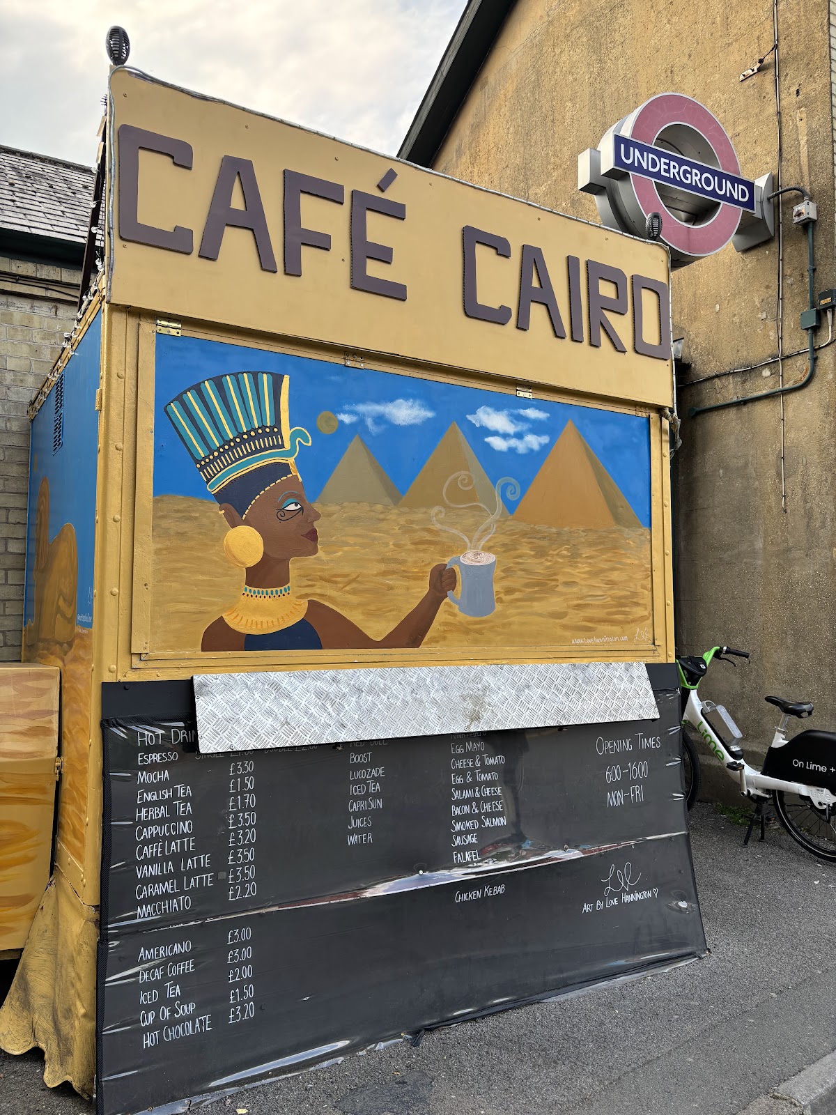 Cafe Cairo interior detail