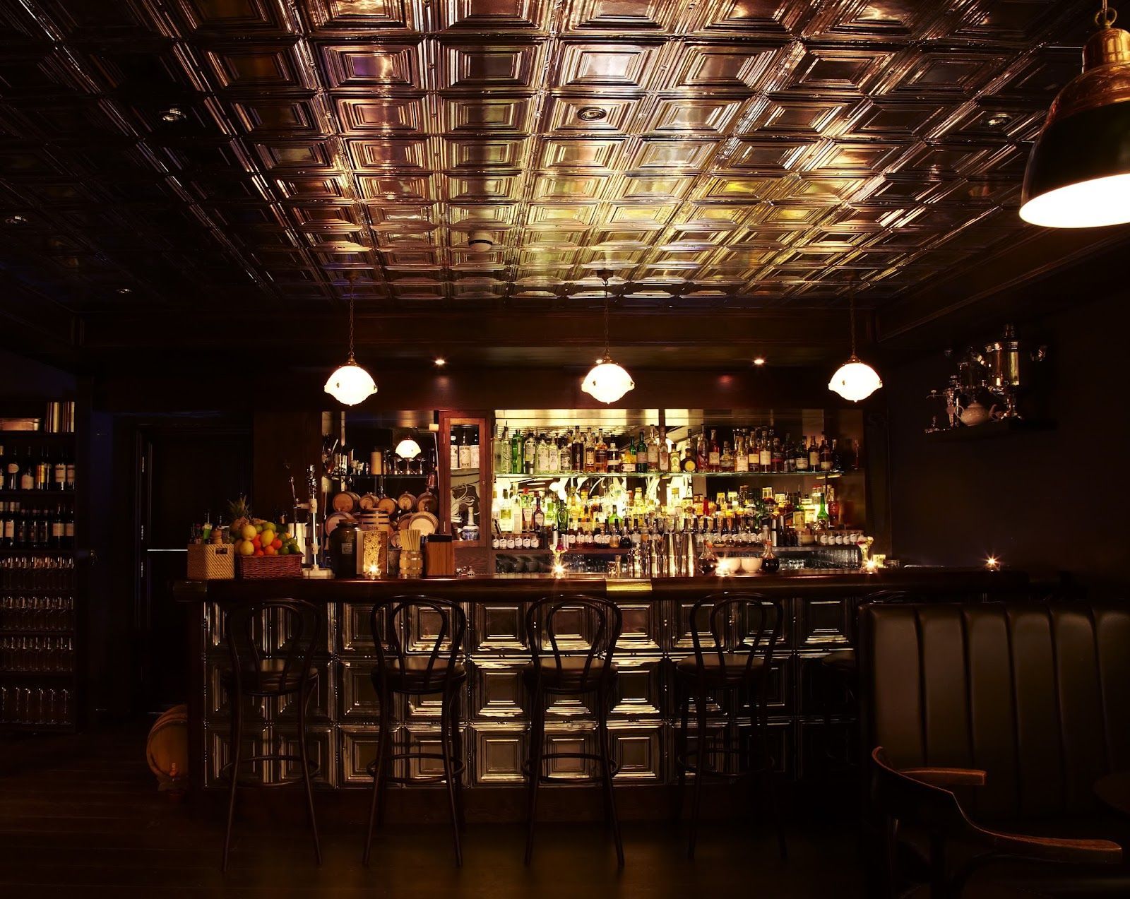 Nightjar jazz bar interior in Shoreditch London with live band
