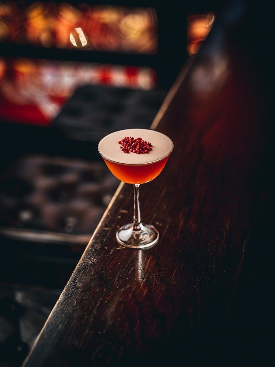 Opium Cocktail Bar cocktail at the bar
