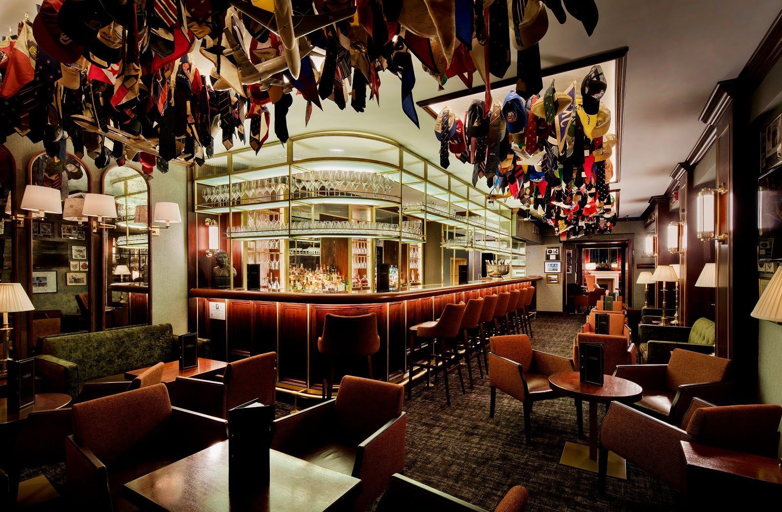 The American Bar at The Stafford London bar interior