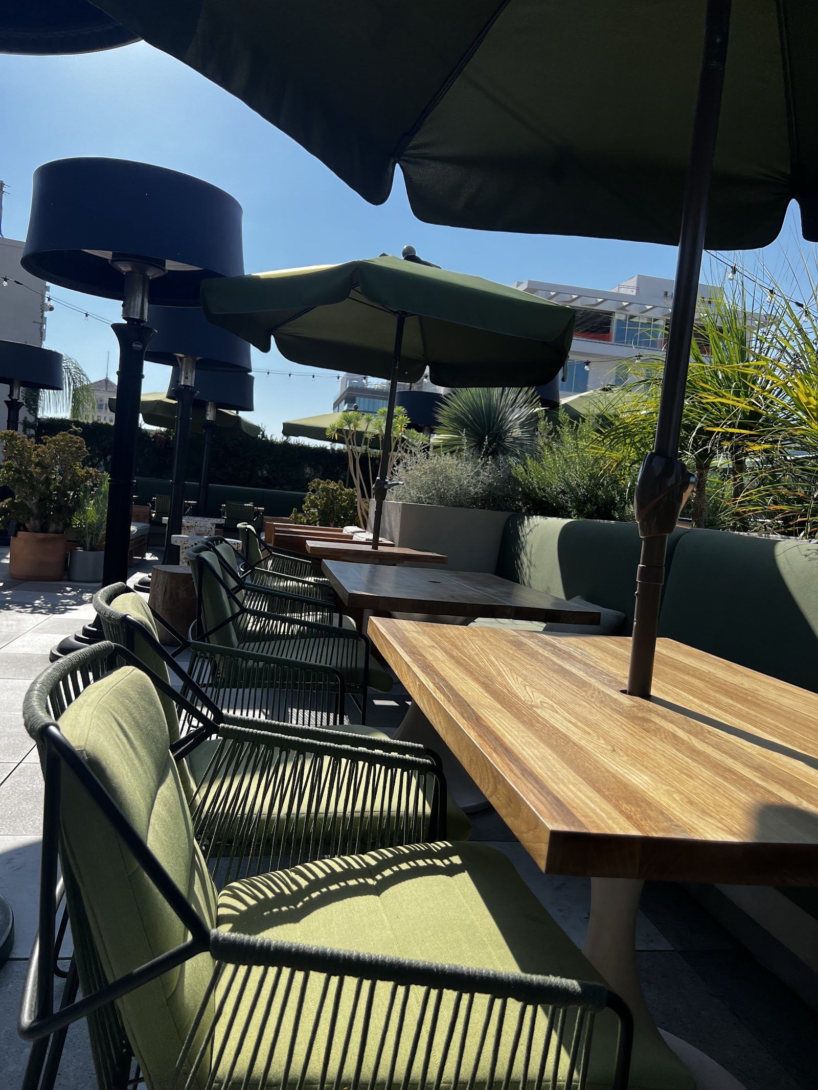 Grandmaster Recorders Rooftop Los Angeles bar interior