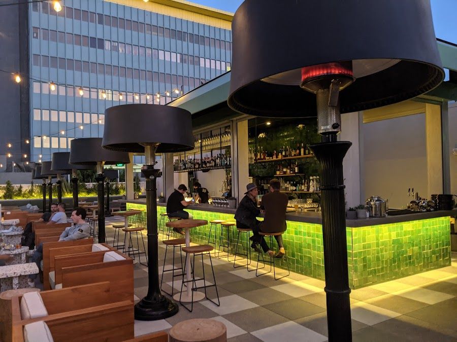 Grandmaster Recorders Rooftop bar service