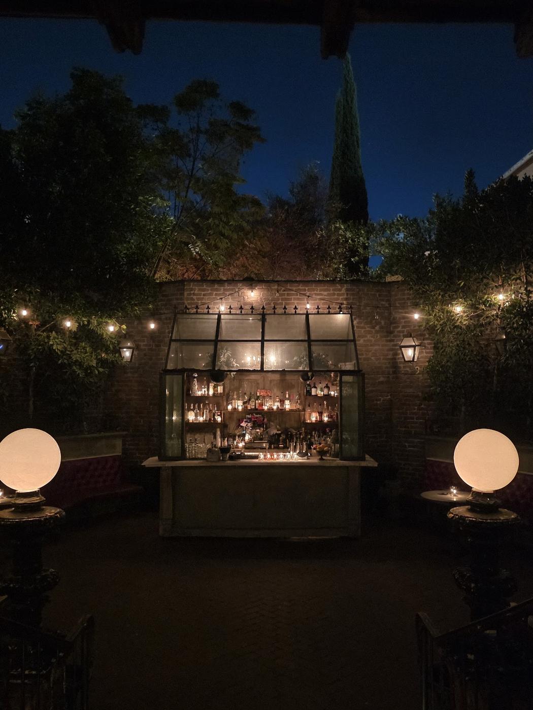 Atmospheric bar lighting at No Vacancy