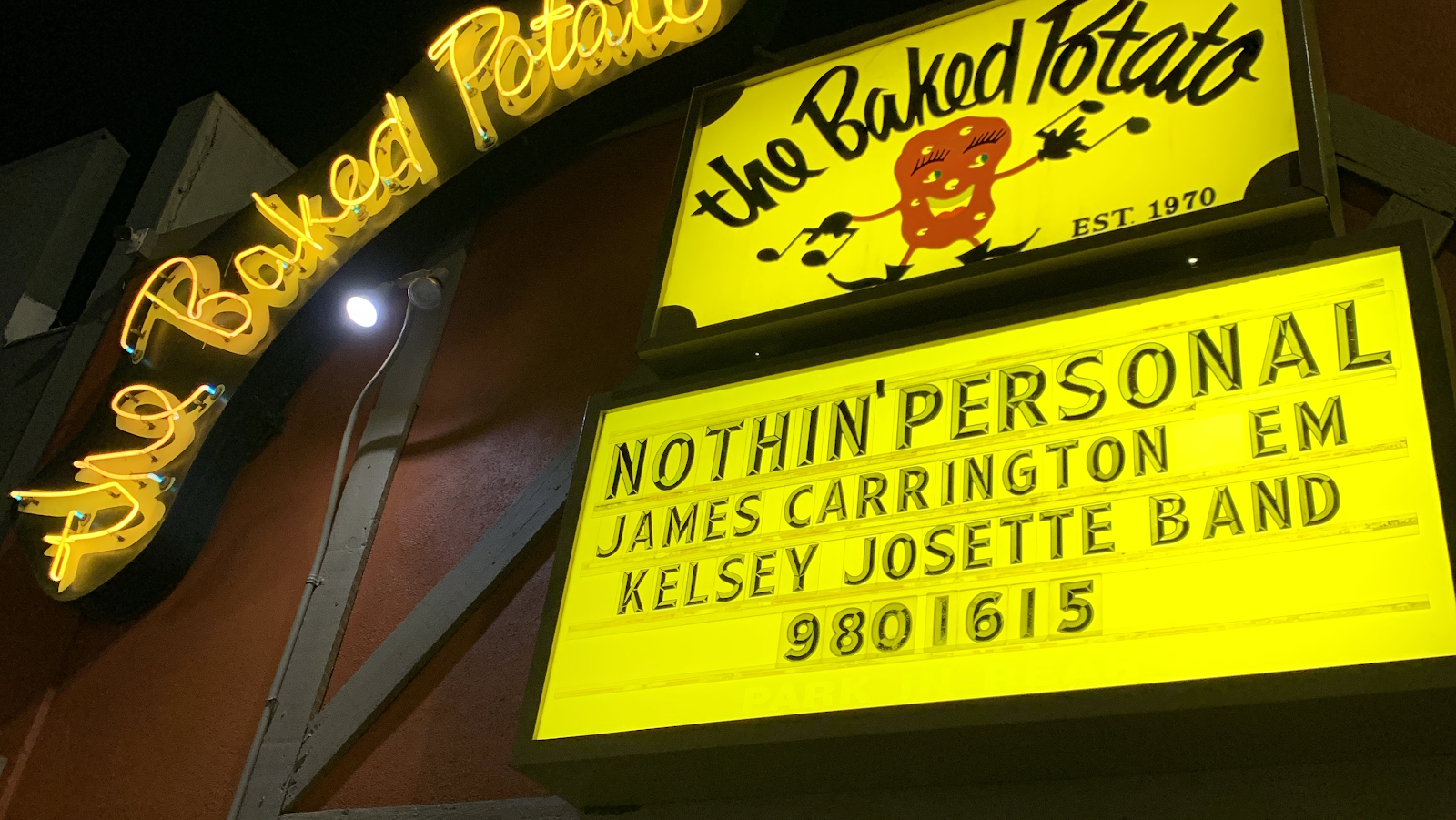 The Baked Potato Los Angeles Jazz Bar interior