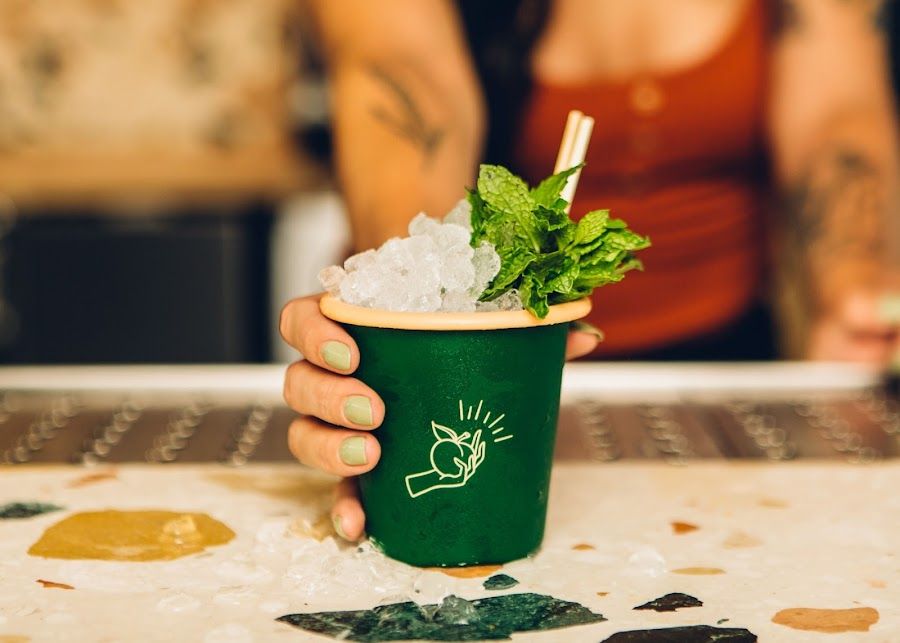Thunderbolt cocktail at the bar