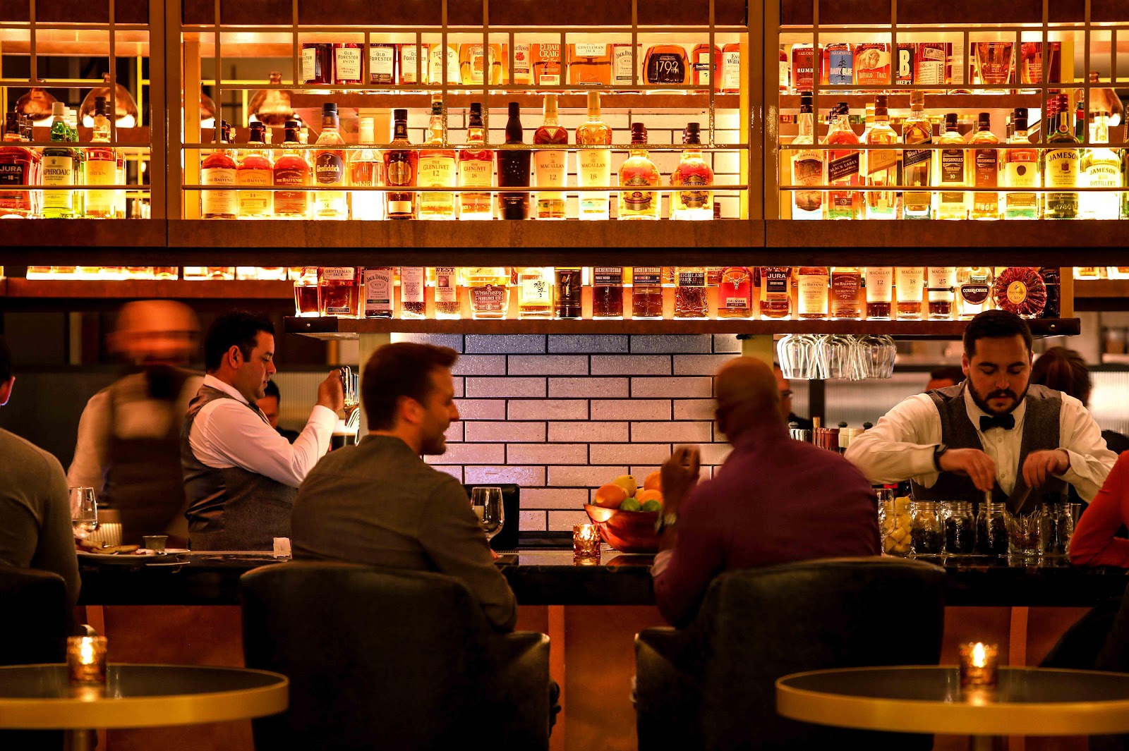Repeal Oak Fired Steakhouse Louisville bar interior