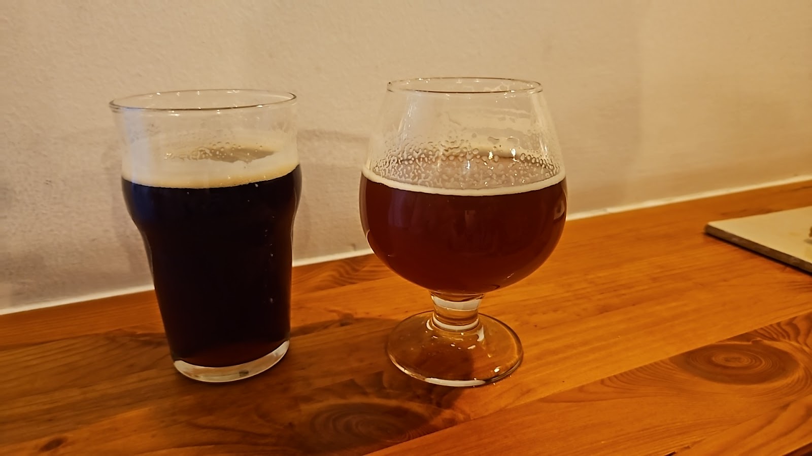 Craft beer pour at the tap