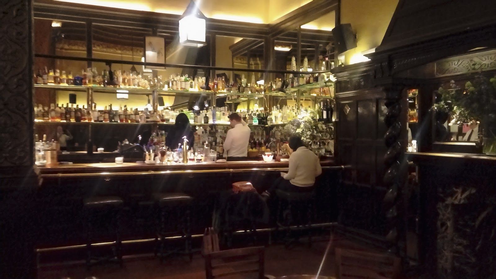 Martini served at historic Madrid cocktail bar