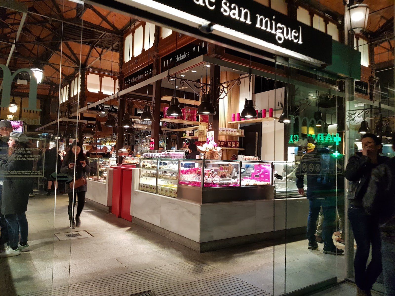Mercado de San Miguel Wine Bar Madrid bar interior