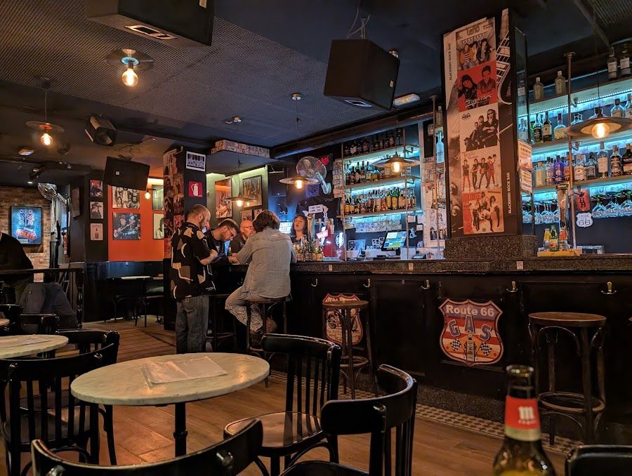 Populart Jazz Club cocktail at the bar