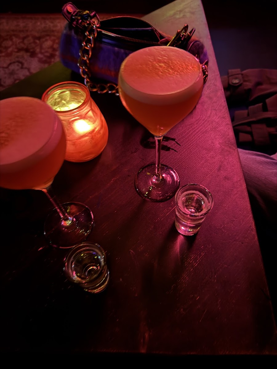 Bar shelf at Behind Closed Doors
