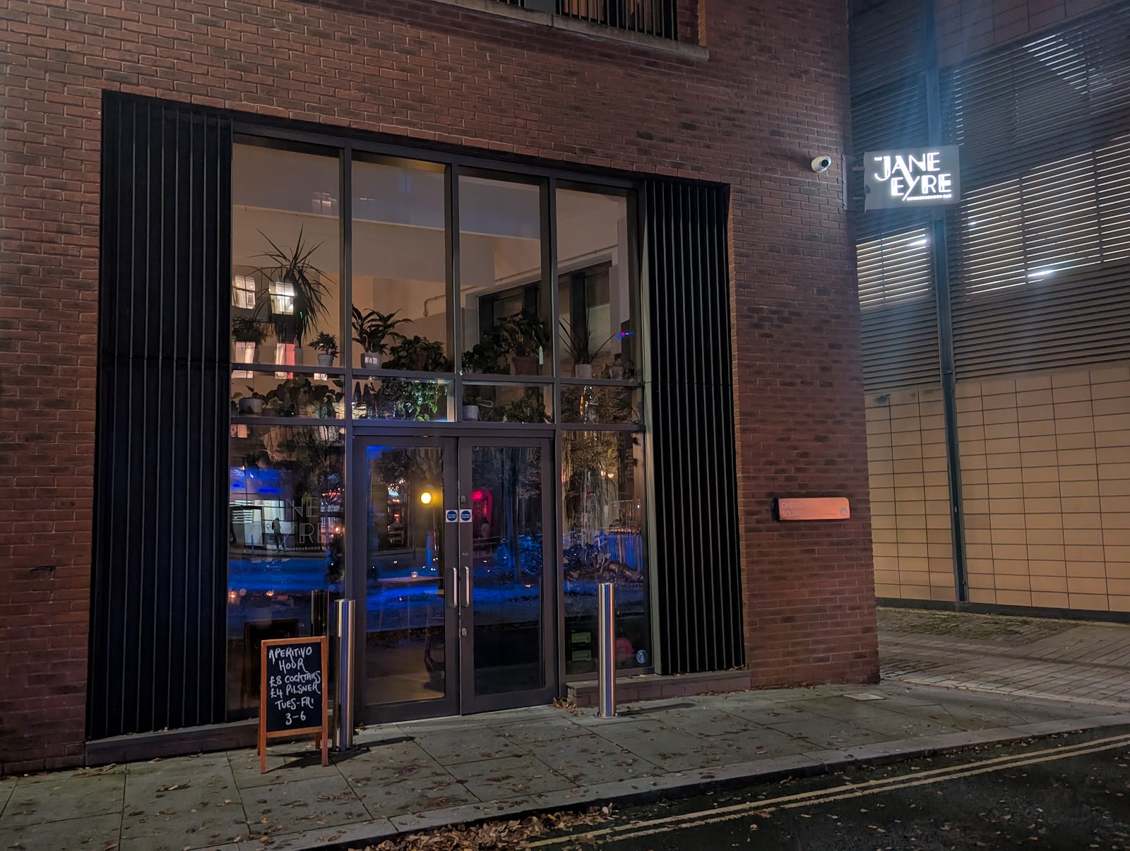 The Jane Eyre Manchester bar interior
