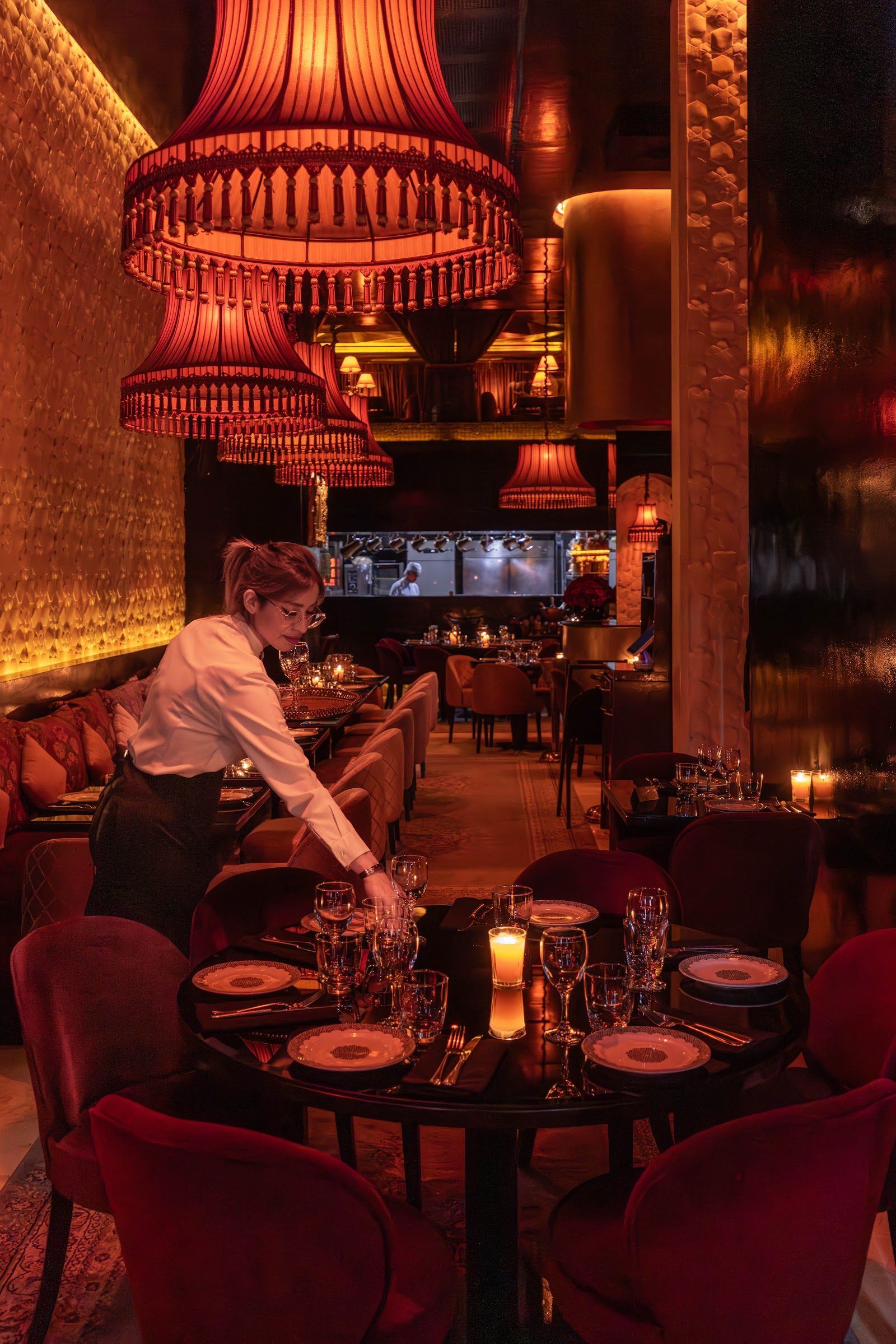 Azar Restaurant Bar Marrakech bar interior
