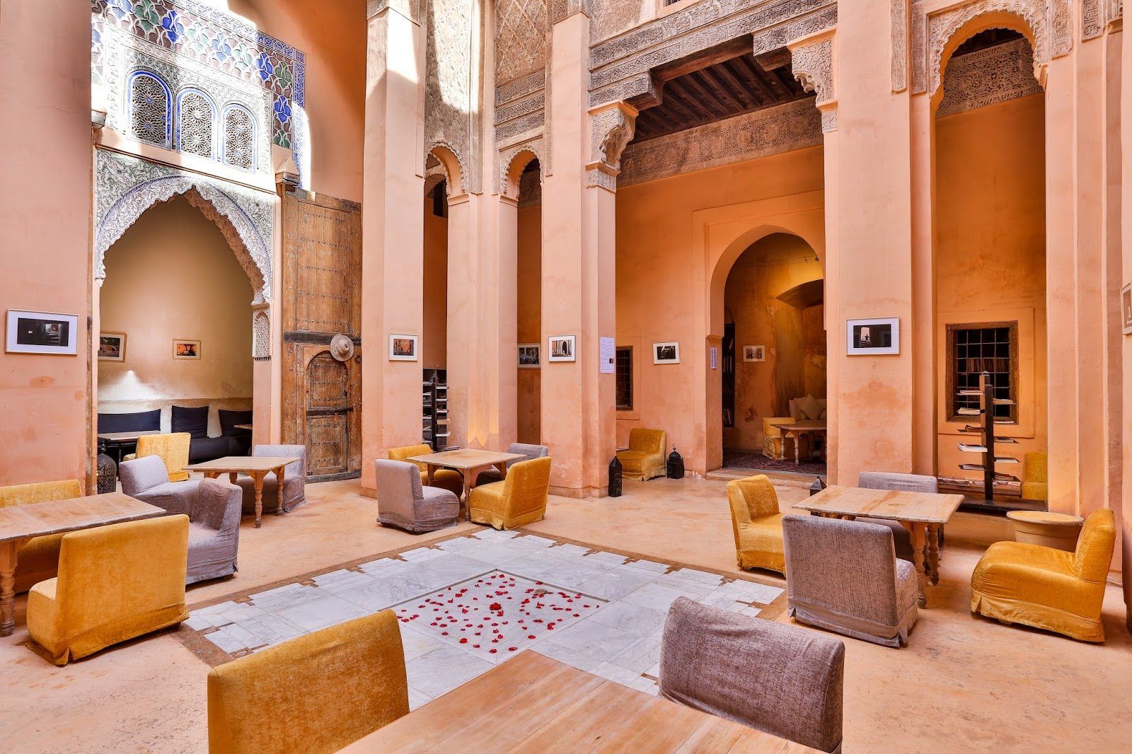 Dar Cherifa Cafe Litteraire Marrakech bar interior