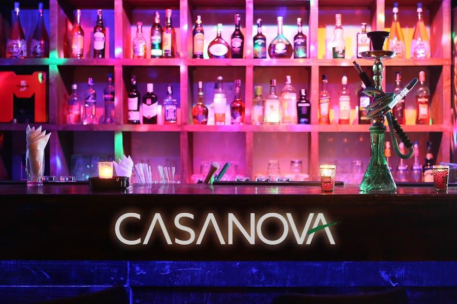 Casanova Italian Restaurant Bar Marrakech interior