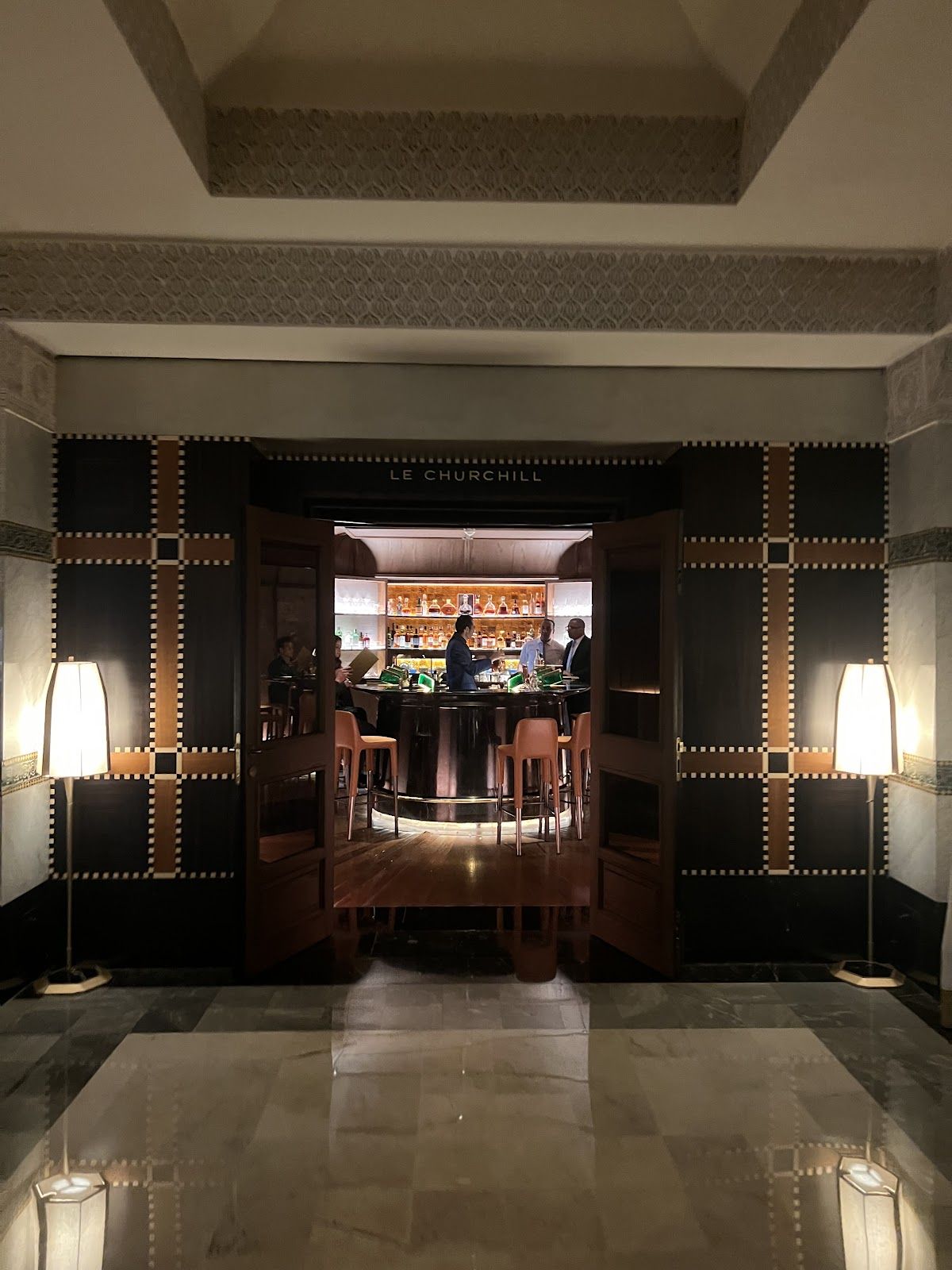 The Churchill Bar at La Mamounia, Marrakech