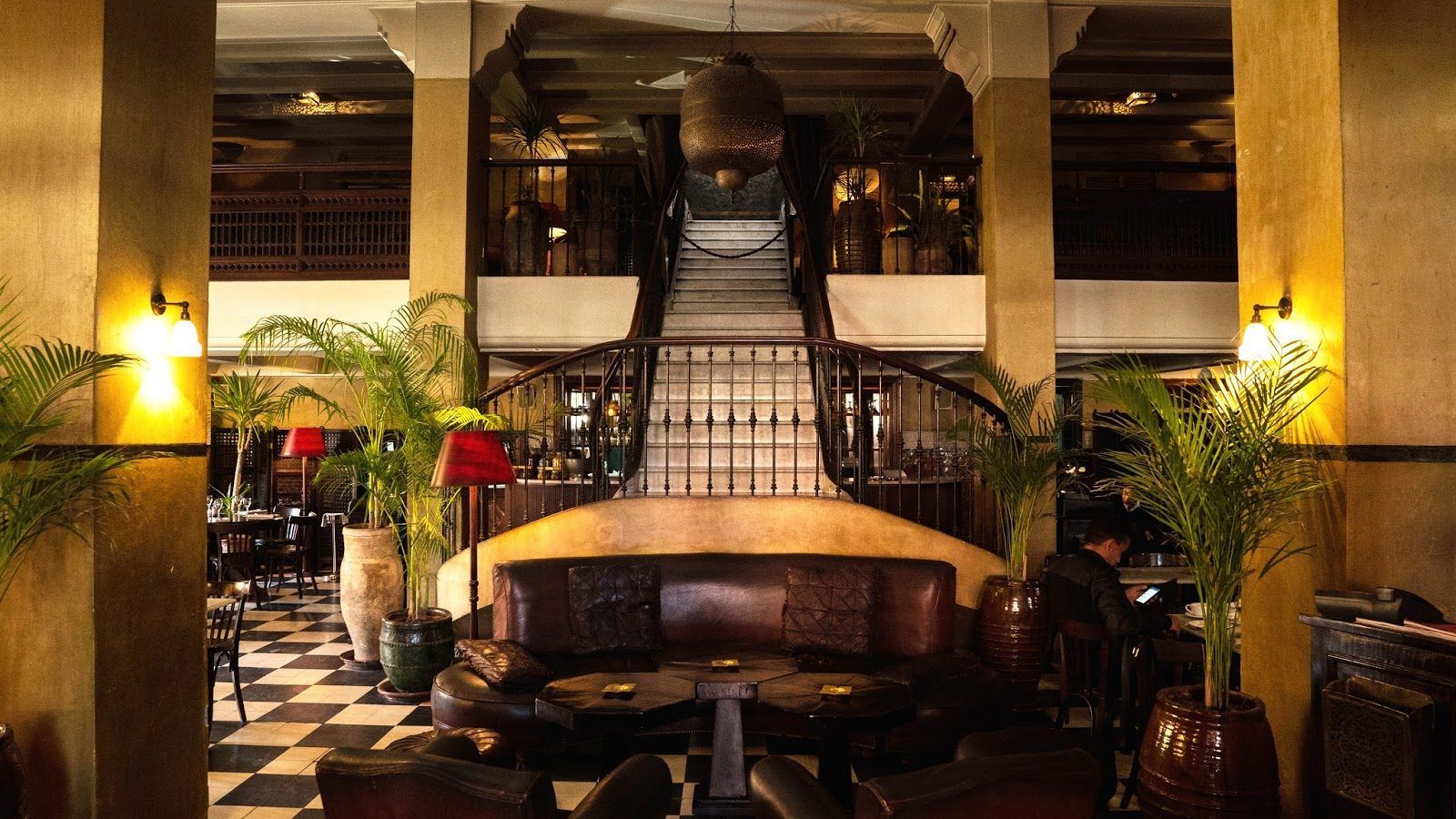 Le Grand Cafe Marrakech Marrakech bar interior