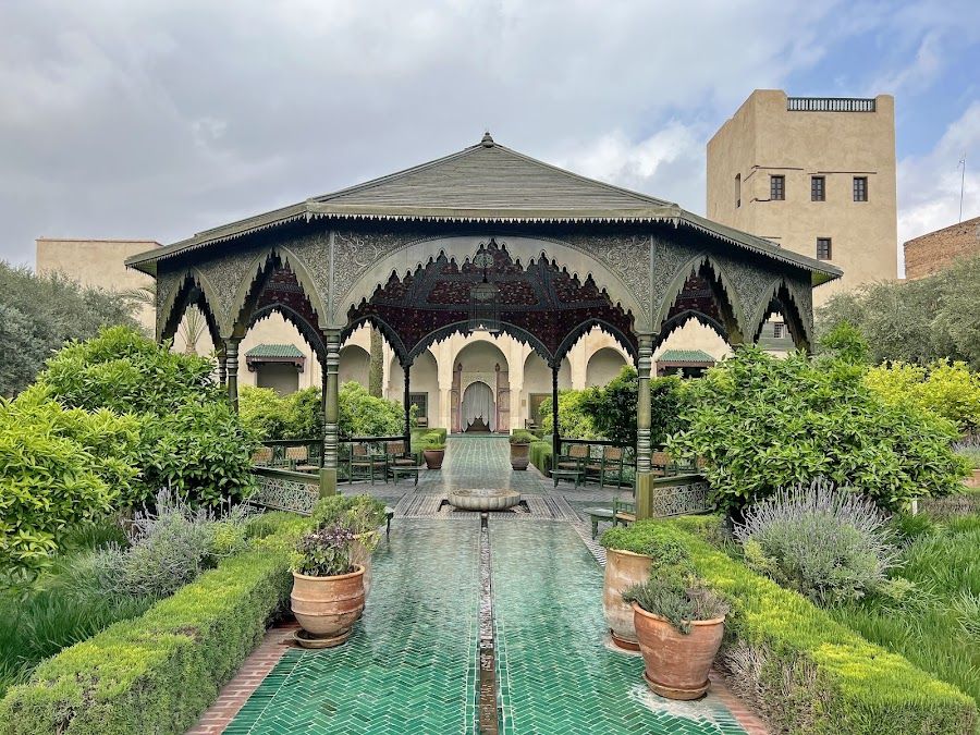 Le Jardin Secret Cafe Marrakech interior