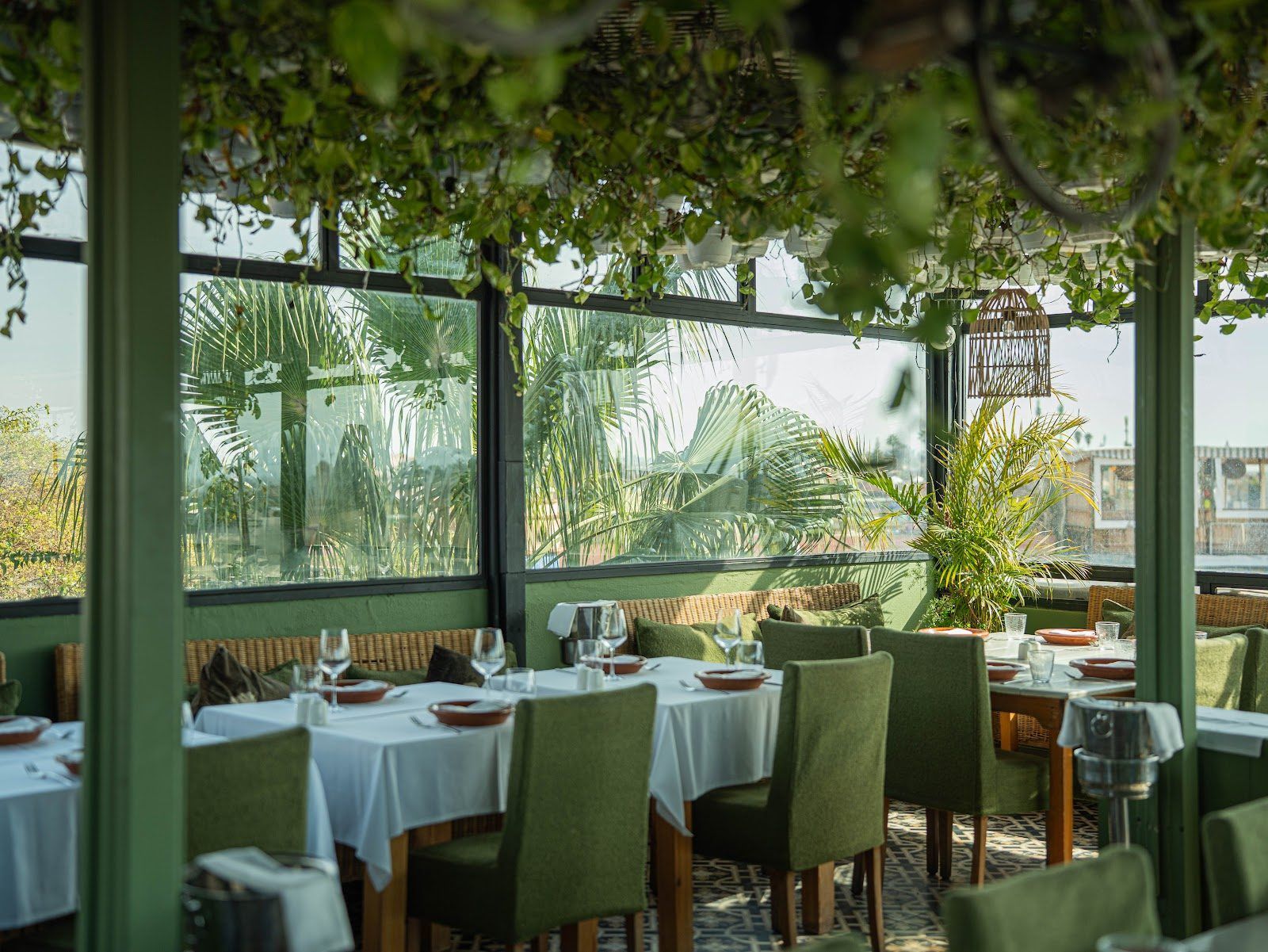 Rooftop at Le Salama Marrakech bar interior