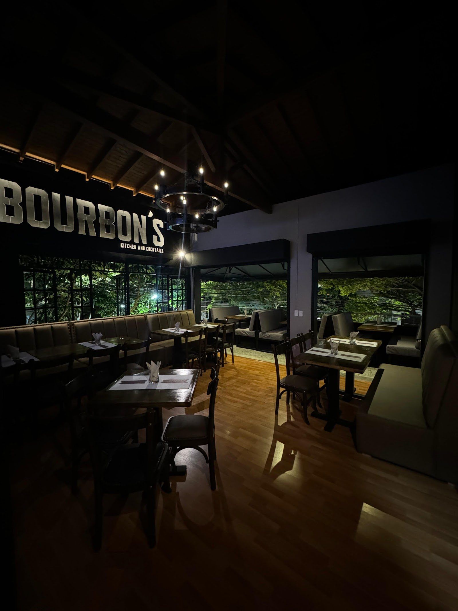 Bourbon & Borneo Medellin bar interior