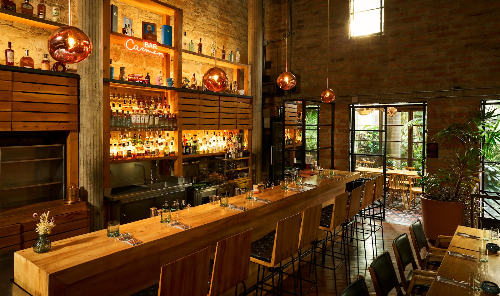 Carmen Medellín bar interior