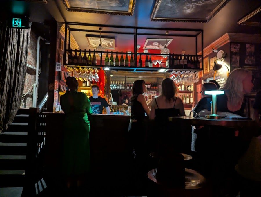 The Paris Cat Jazz Club cocktail at the bar