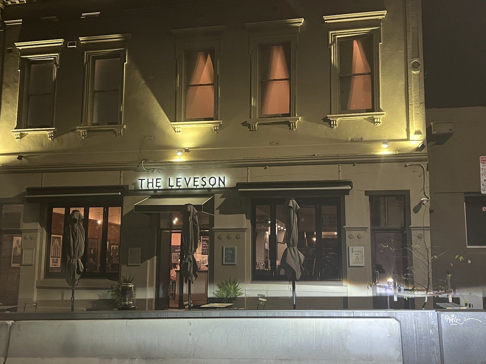 The Leveson Hotel Melbourne bar interior