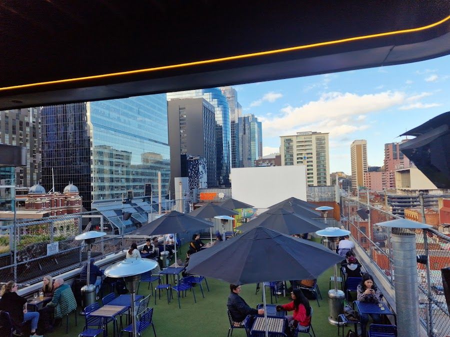 Rooftop Bar at Curtin House CBD atmosphere