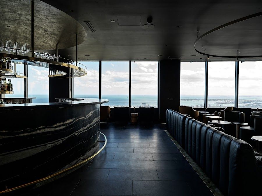 Lui Bar at Vue de Monde cocktail at the bar