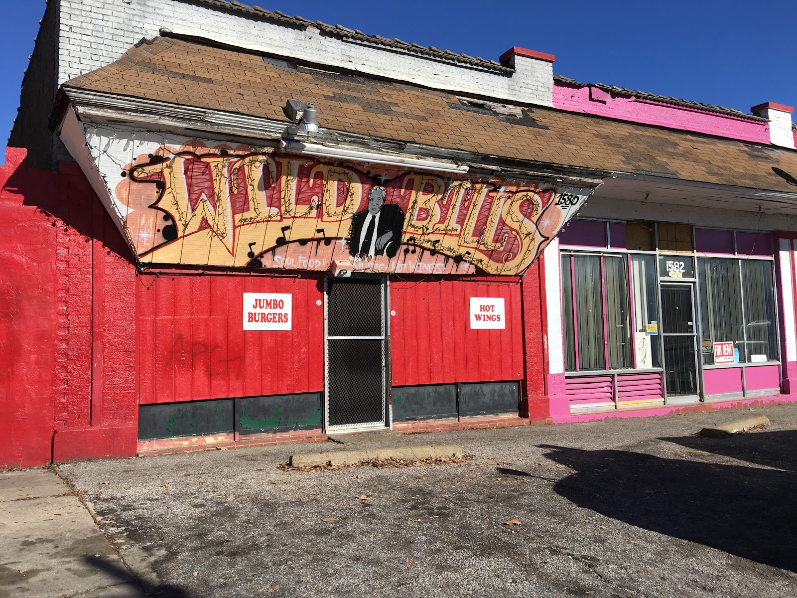 Wild Bill's Memphis bar interior
