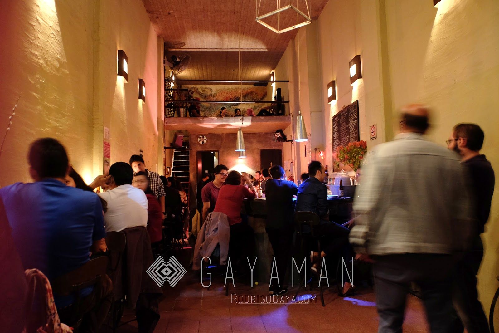 Bosforo Mexico City bar interior