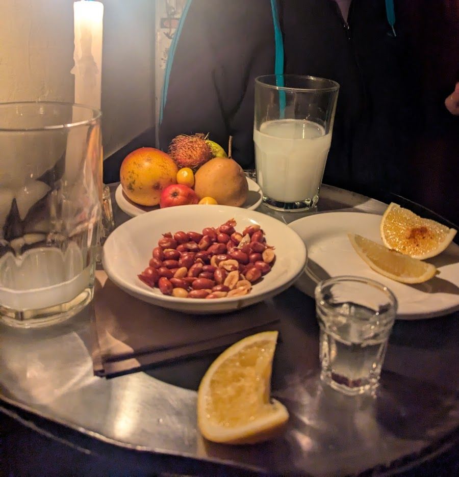 Bosforo cocktail at the bar