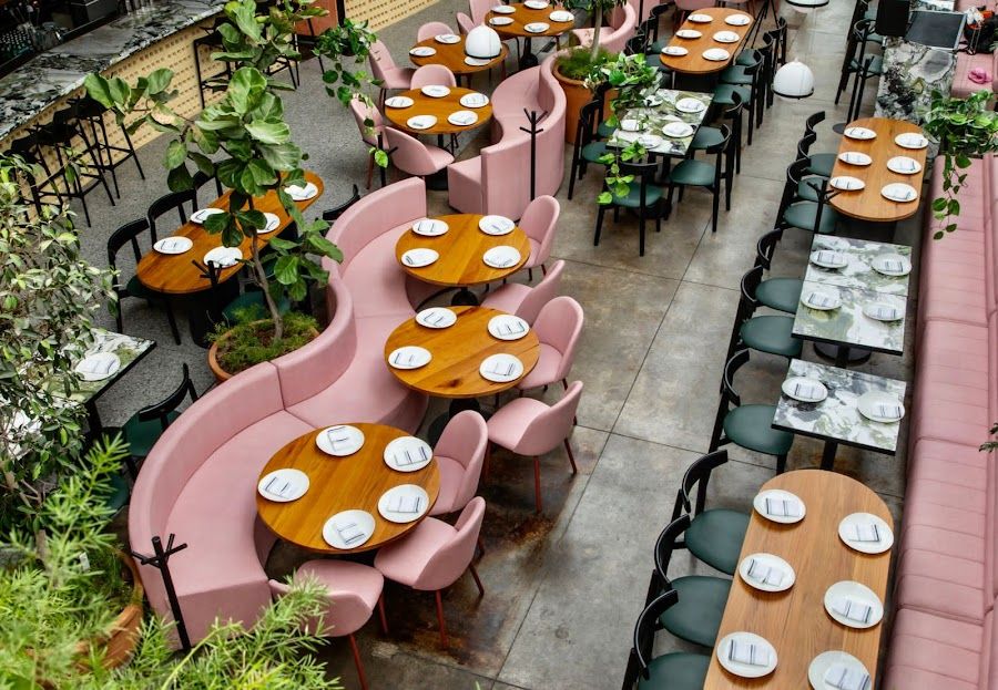 Bull Pen Rooftop Mexico City interior