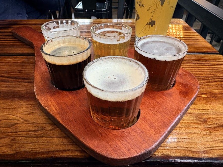 Falling Piano Brewing Co. cocktail at the bar