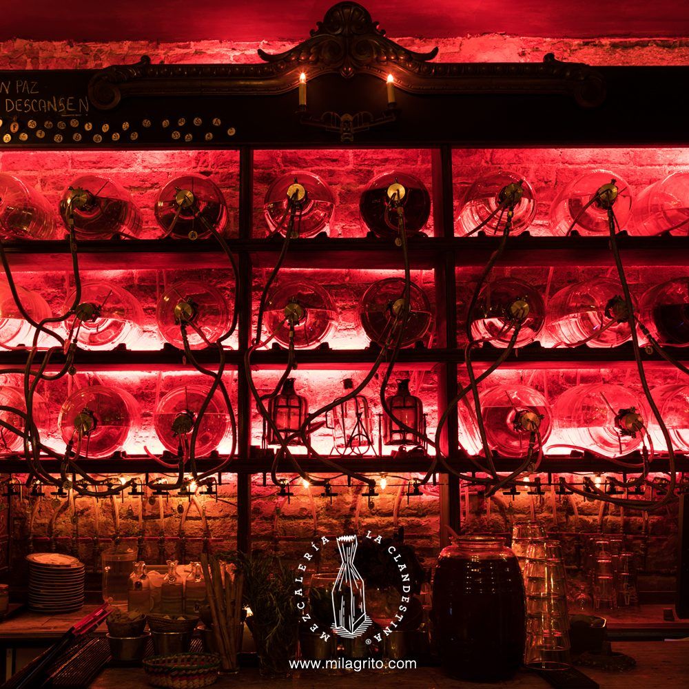 La Clandestina Mexico City bar interior
