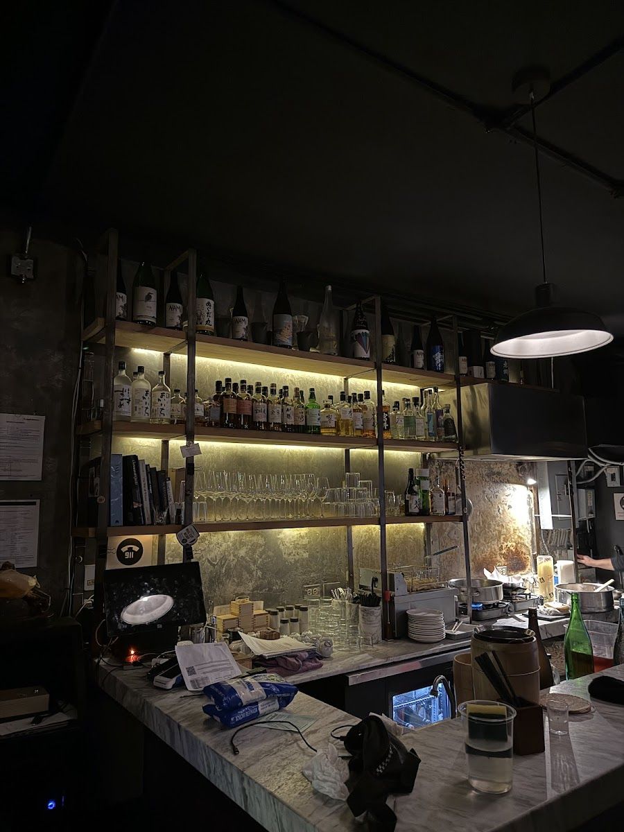 Le Tachinomi Desu cocktail at the bar